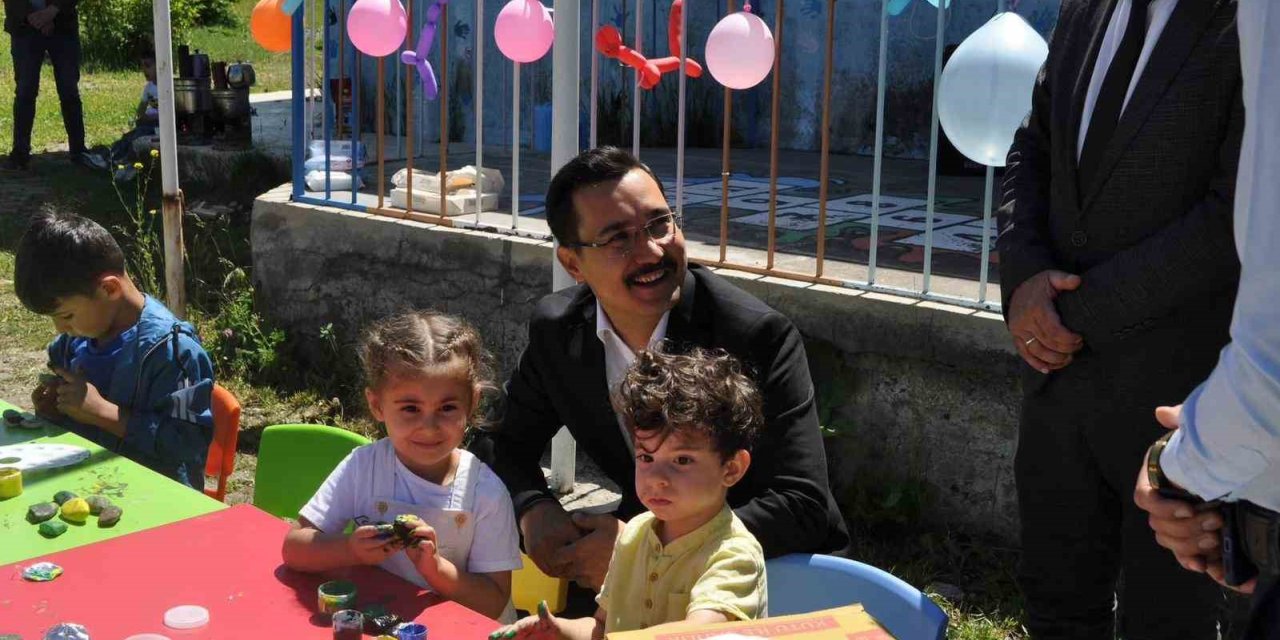 Akyaka’da okul öncesi çocuk şenlikleri