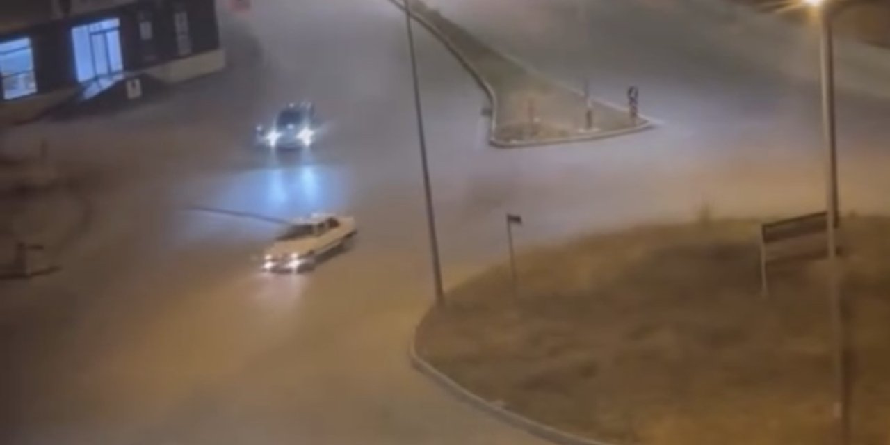 Drift atan sürücüye ceza yağdı