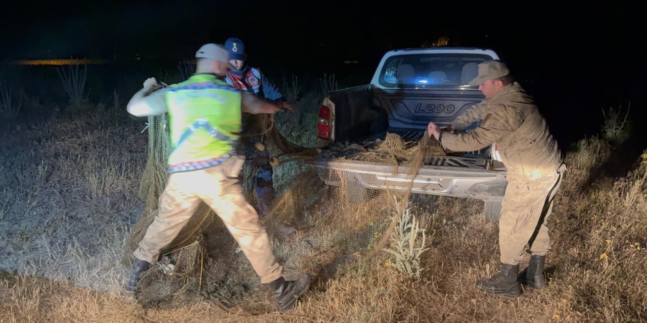 Van’da 1,5 ton inci kefali ele geçirildi