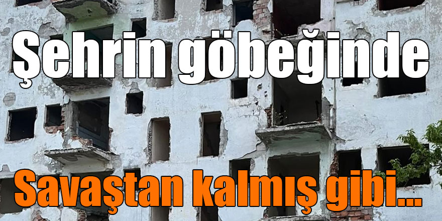 Halitpaşa’da Terk Edilmiş Lojmanlar, TOKİ Umudu Bekliyor