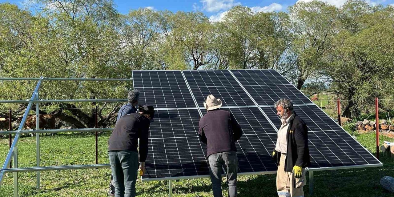 Akyaka’da GES sistemleriyle su deposunun elektrik giderleri karşılanıyor