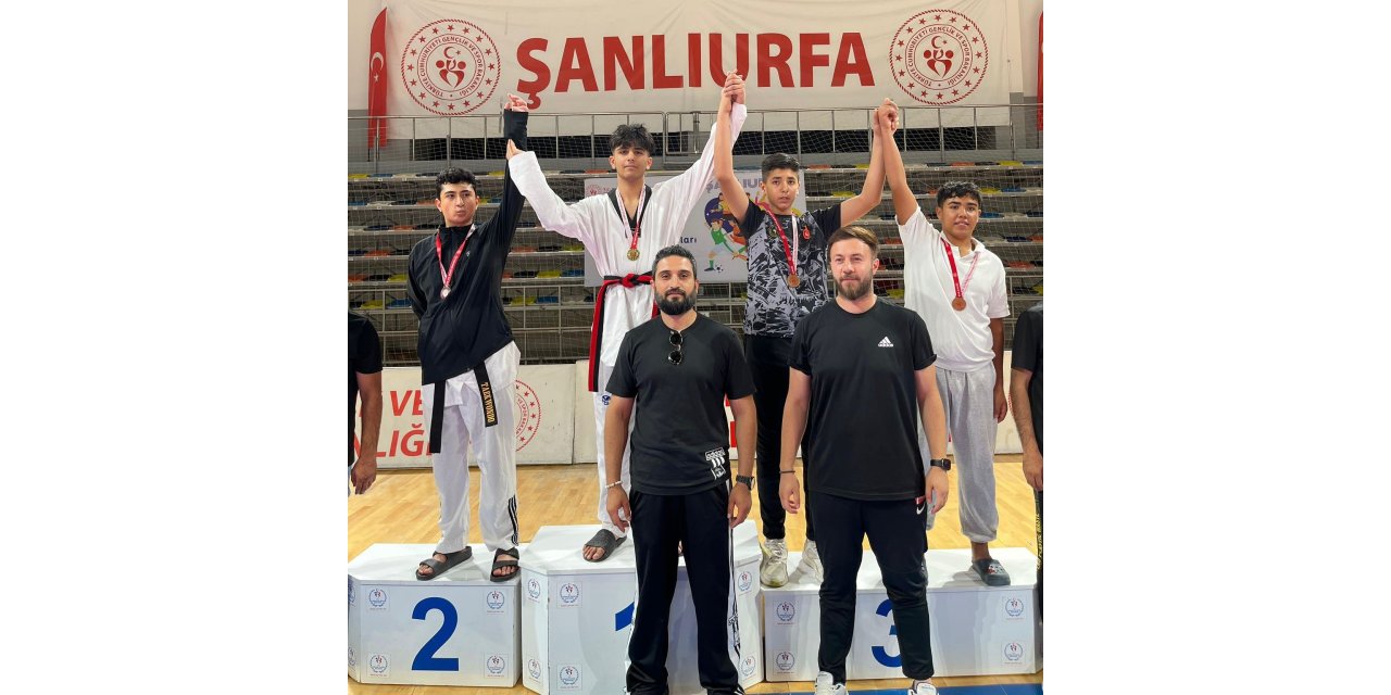Elazığ erkek takımı taekwondoda şampiyon oldu
