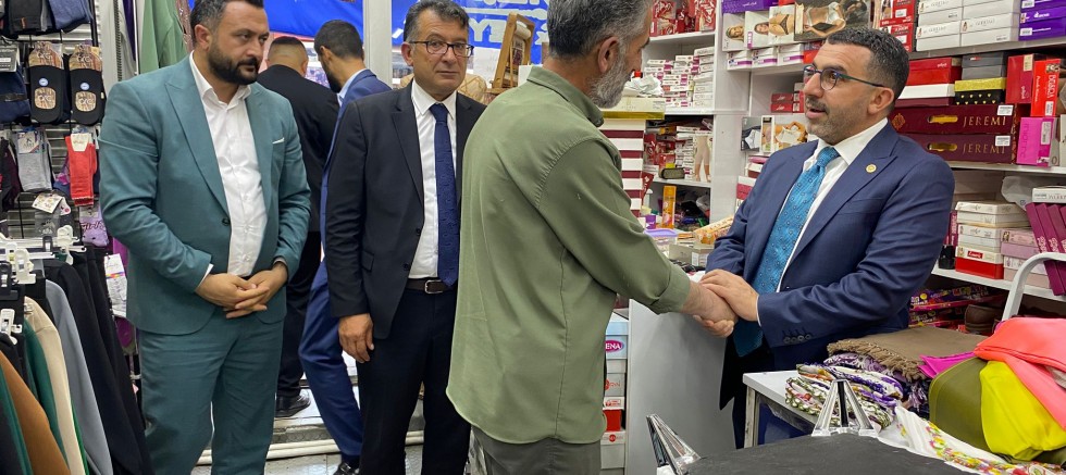 Çalkın’dan Esnaf Ziyareti: “Bir Başkadır Benim Memleketim”