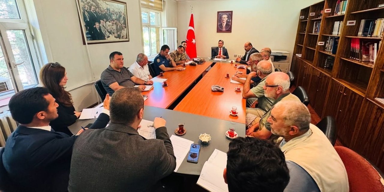 Başbağlar Şehitlerini Anma Programı için güvenlik toplantısı düzenlendi