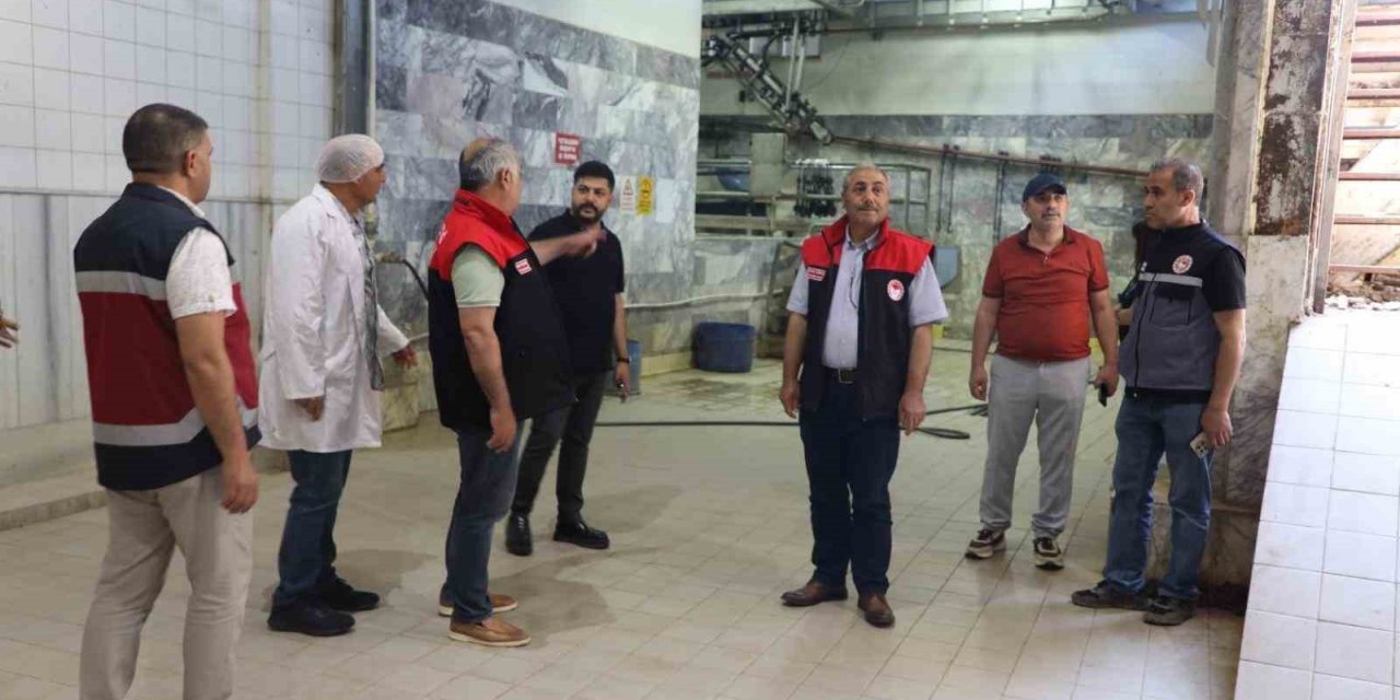 Elazığ’da kırmızı et kesimhaneleri denetlendi