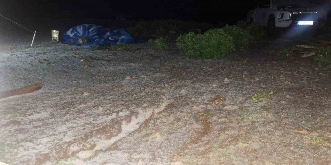 Tunceli’de temmuz ayında kar ve dolu sürprizi