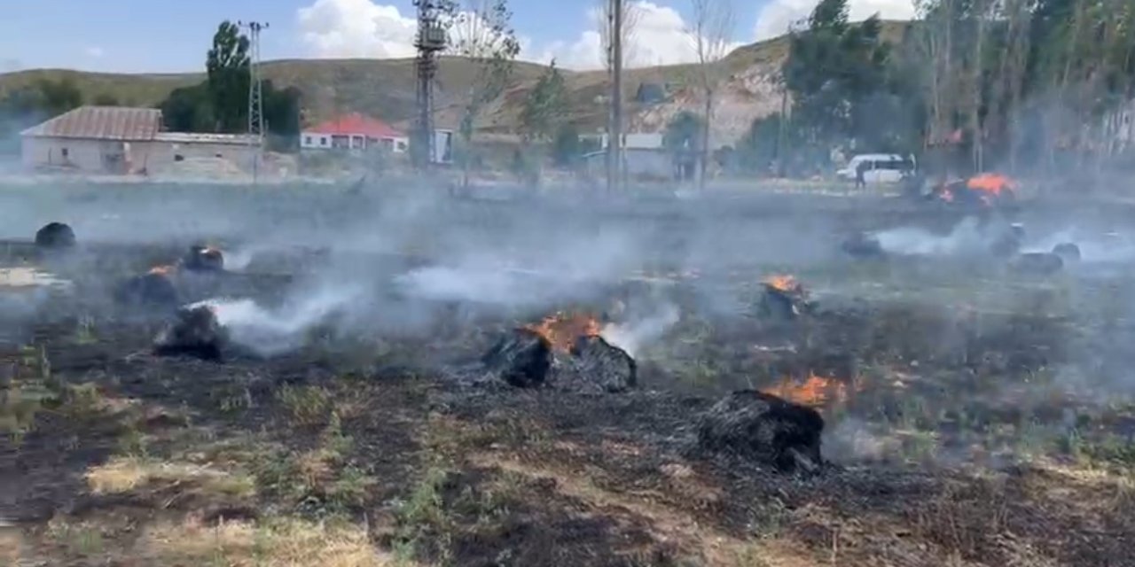 Hakkari’de yaklaşık bin 500 bağ ot kül oldu