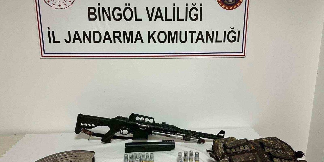 Bingöl’de 2 adet tüfek ele geçirildi
