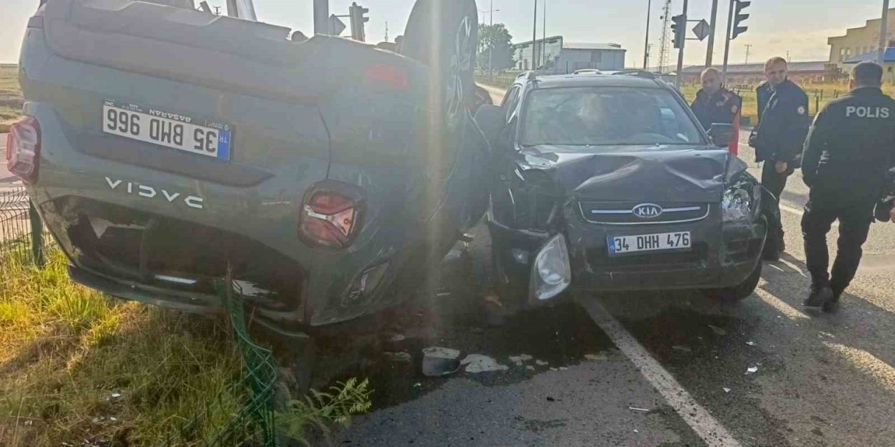Kars’ta trafik kazası: 2 yaralı
