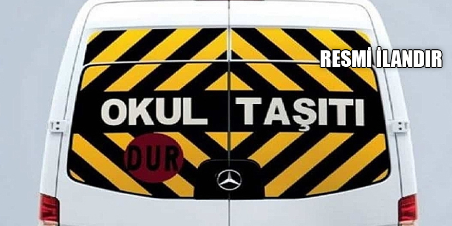 Öğrenci taşıma hizmeti alınacak