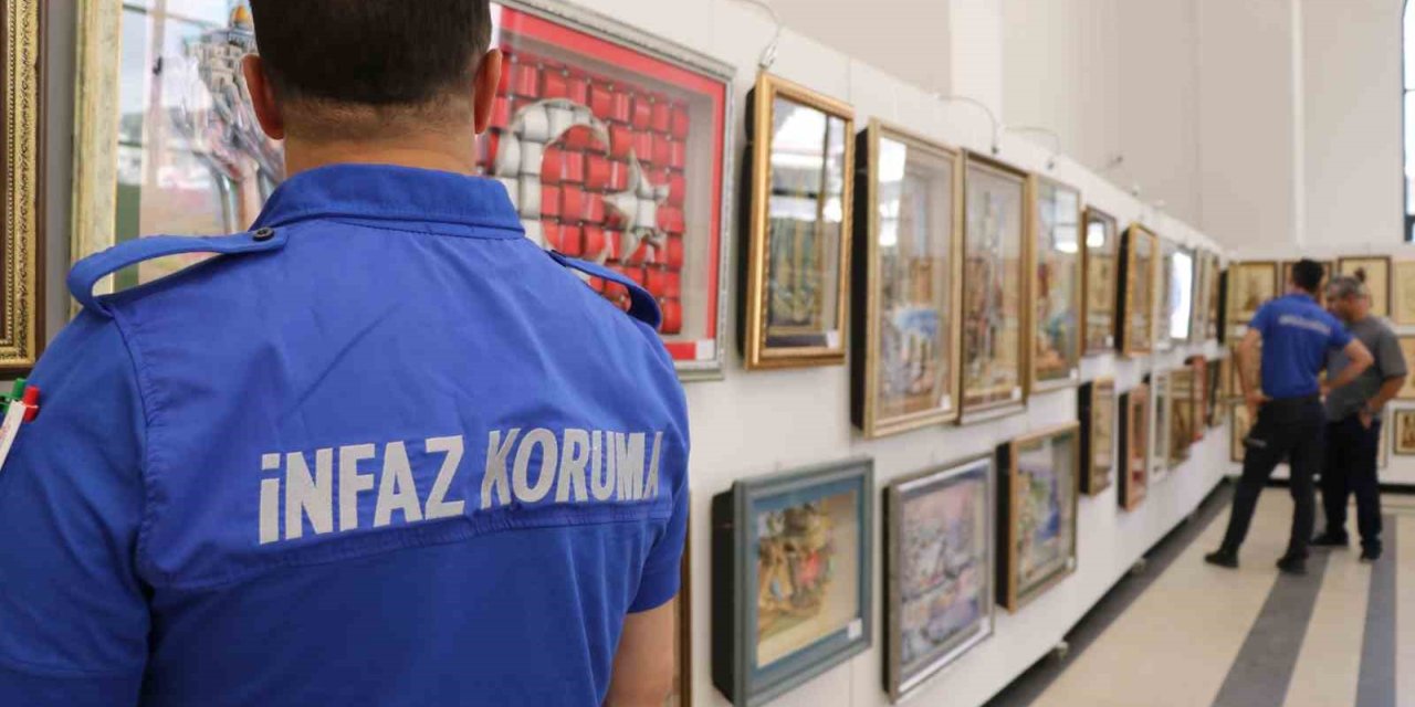 Van’da hükümlü ve tutuklulardan sergi