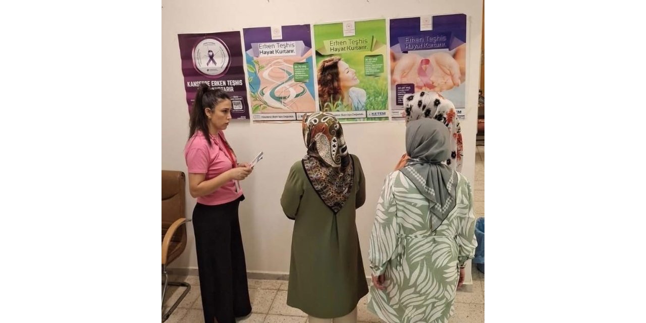 Elazığ’da kanser taraması hakkında bilgilendirme yapıldı