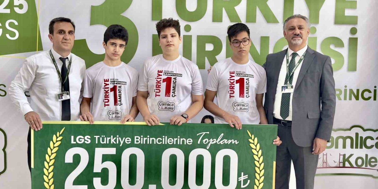 Malatya Çamlıca Koleji Türkiye birincilikleriyle gururlandırdı