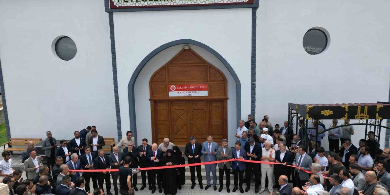 Feyzullah Saraç Cami ibadete açıldı