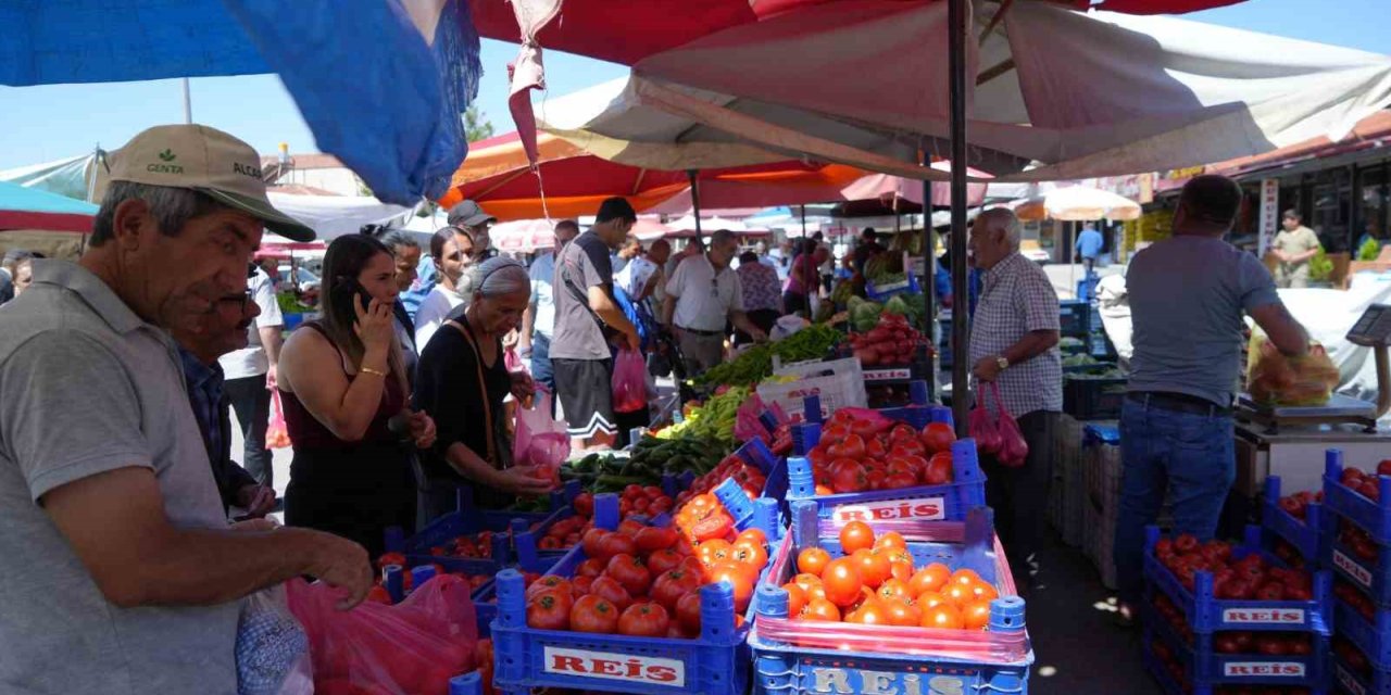 Erzincan domatesi çevre illerde sofraları süslüyor