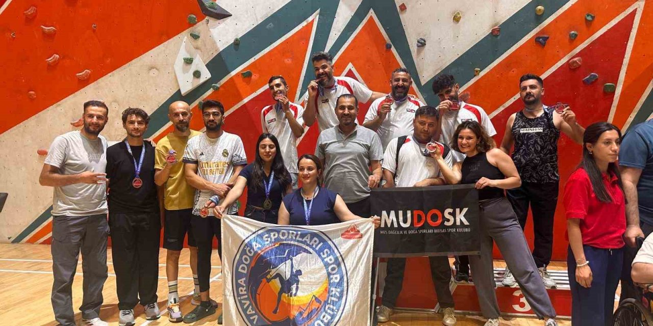 Türkiye’nin ilk para tırmanış şampiyonası Muş’ta düzenlendi