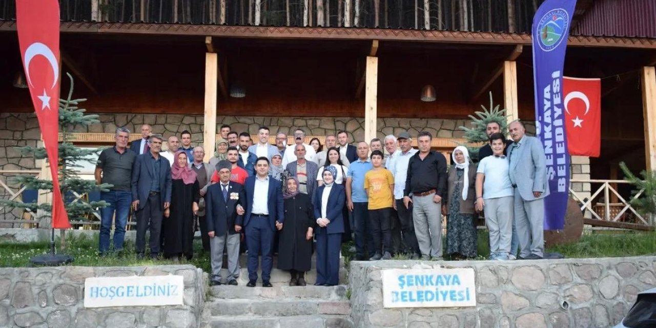 Şenkaya’da şehit aileleri ve gaziler onuruna anlamlı buluşma