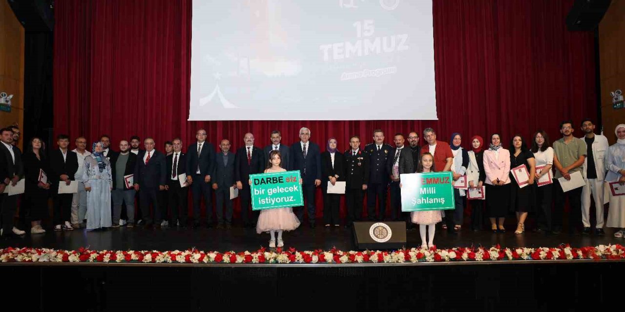 15 Temmuz Demokrasi ve Milli Birlik Günü, düzenlenen etkinliklerle kutlandı
