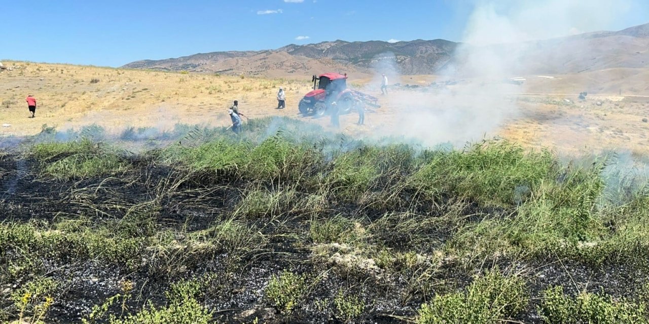 Biçerdöver ile hasatta yangın kontrolü uyarısı