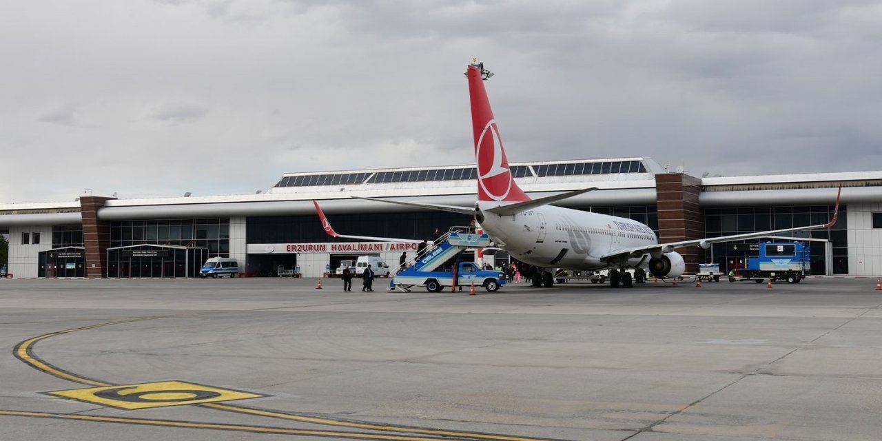 Erzurum’da ilk çeyrekte ayından 601  bin 241 kişi uçtu
