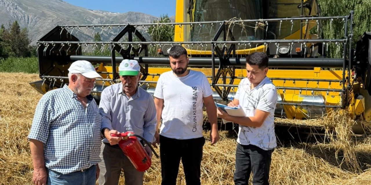 Erzincan’da hasatla birlikte denetimler başladı