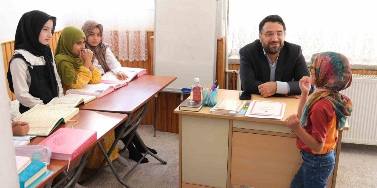 Erzincan’da Yaz Kur’an kursları devam ediyor