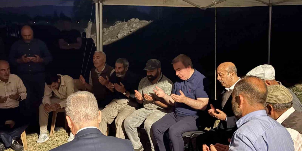 Vali Aydoğdu Pülümür Çayı’nda hayatını kaybeden Özkan İlçi’nin ailesine taziye ziyaretinde bulundu