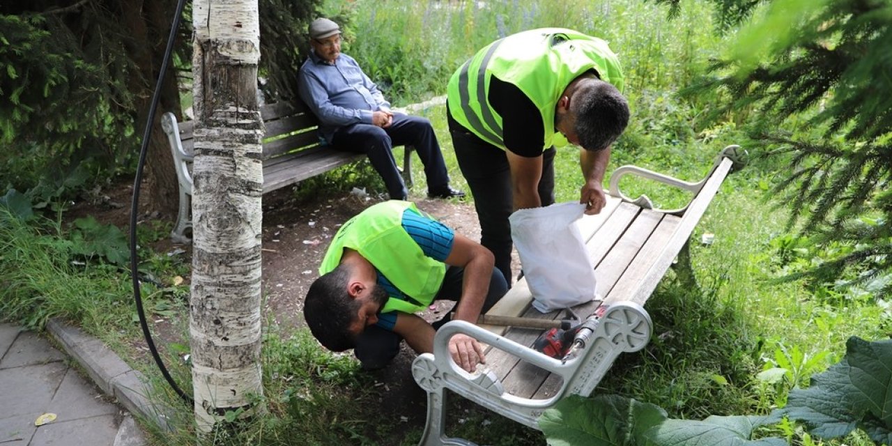 Ardahan’ın park ve bahçeleri yenileniyor