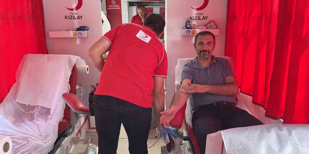 Malazgirt’te kan bağışı kampanyası düzenlendi