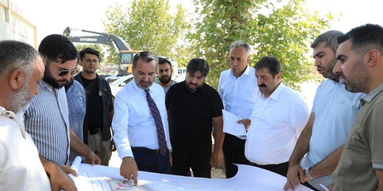 Başkan Şerifoğulları saha çalışmalarını yerinde inceledi