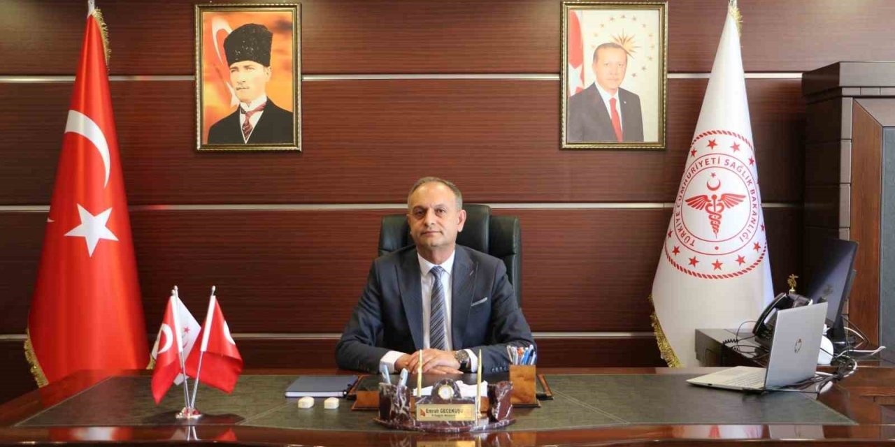 Elazığ İl Sağlık Müdürü Dr. Gecekuşu, "Uzun süre güneş altında korunmasız kalınmamalıdır"