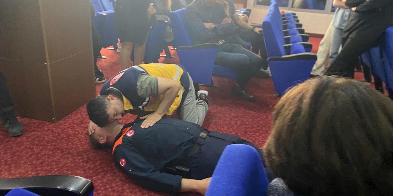 Valilik çalışanlarına yangın eğitimi