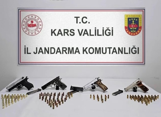 Arpaçay’da silah operasyonu