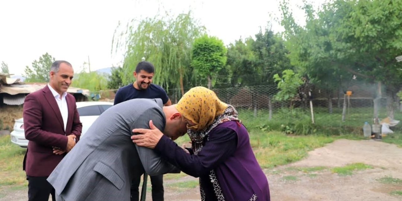 Kaymakam Ekinci’den şehit ailesine ziyaret