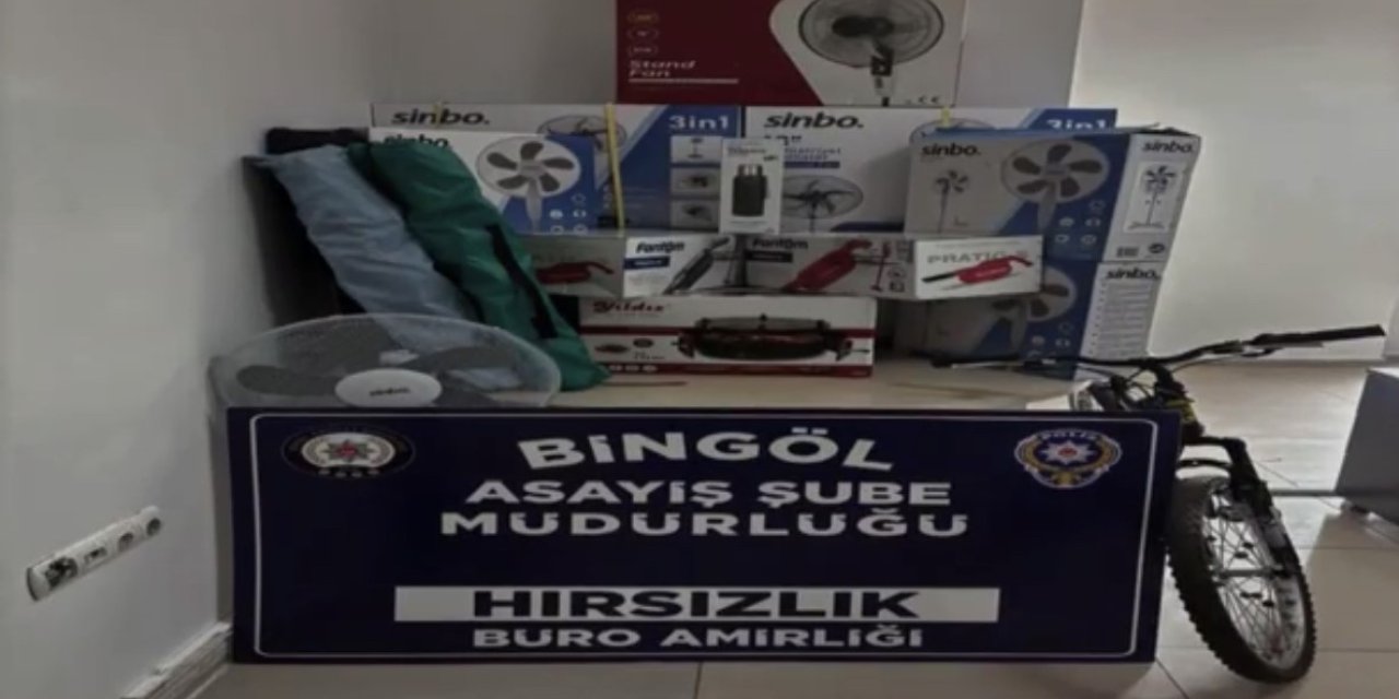 Bingöl’de çaldığı ürünleri internet üzerinden satan şüpheli tutuklandı