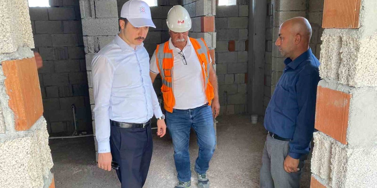 Digor’da Cami yapımı devam ediyor