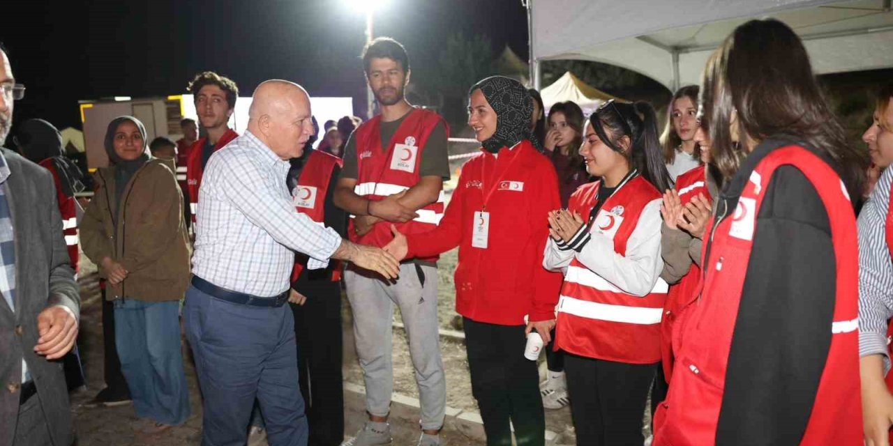 Erzurum Kızılay’dan gençlere afet bilinçlendirmesi