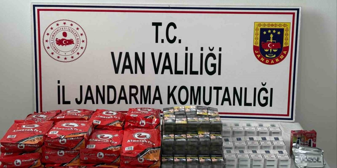 Van’da gümrük kaçağı malzemeler ele geçirildi