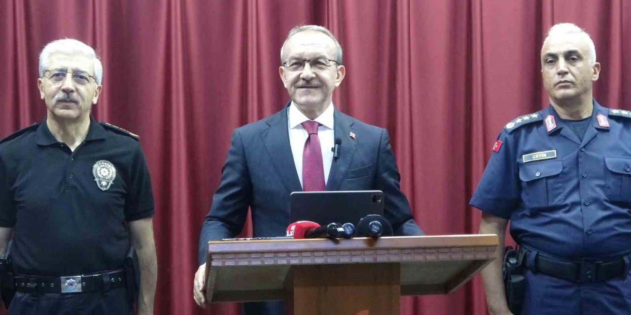 Vali Seddar Yavuz: "Asayiş suçlarında önemli düşüş var"