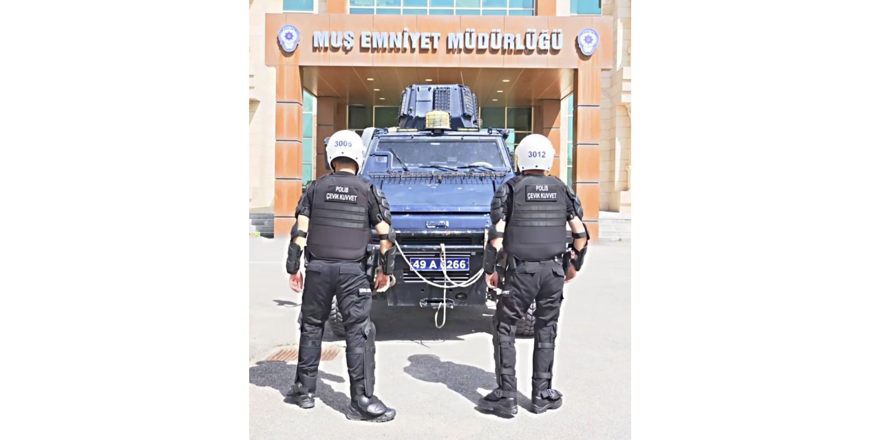 Muş polisinden suça geçit yok