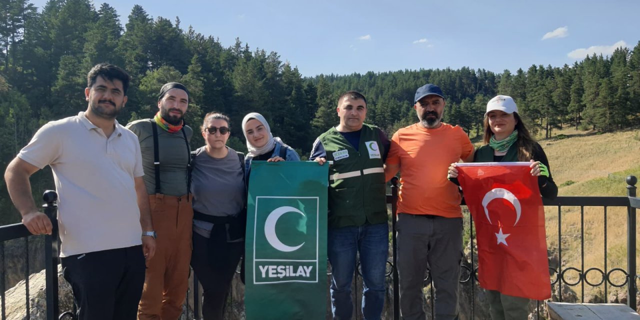 Yeşilay Kars Şubesi'nden Gençlere Doğa ve Spor Etkinliği