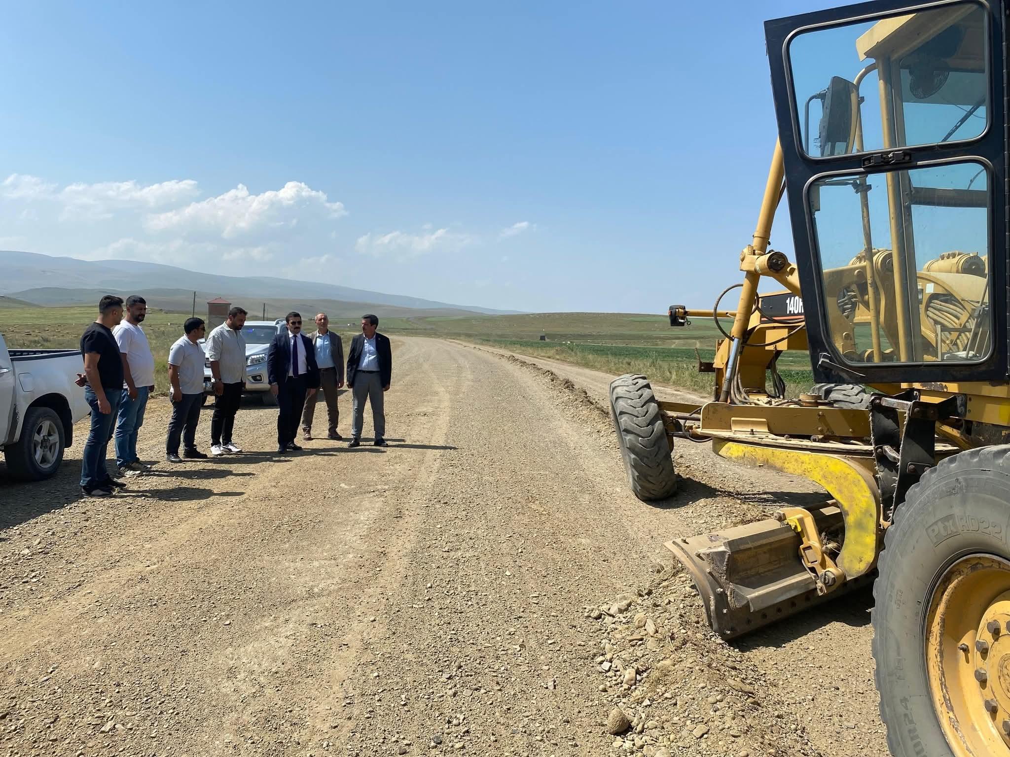 Kaymakam Akköz, çalışmaları yerinde inceledi