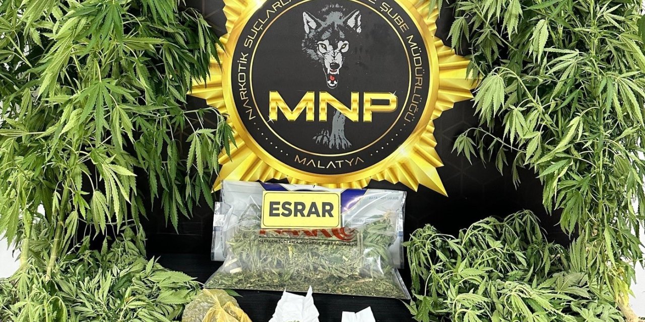 Malatya’da uyuşturucu operasyonu