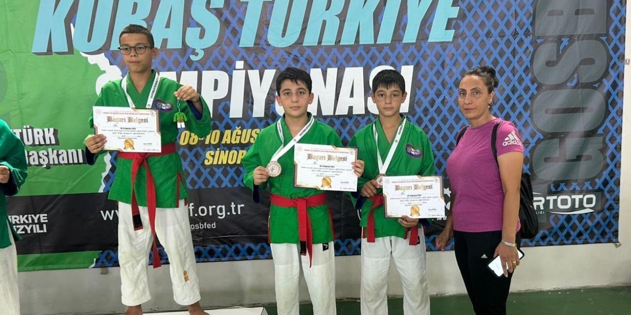 Genç sporcu Umuthan Yağcı’dan madalya