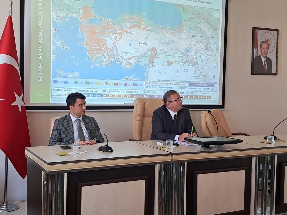 Kars’ta orman yangınları ve alınan tedbirler masaya yatırıldı