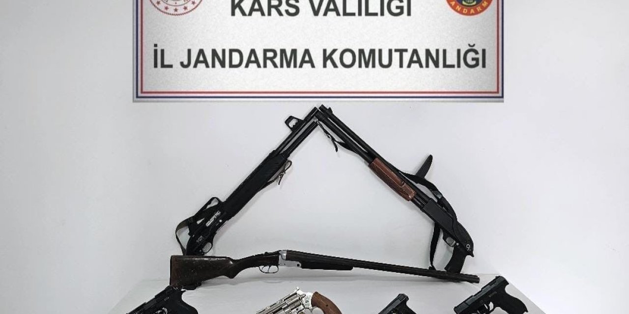 Kars’ta jandarmadan silah operasyonu