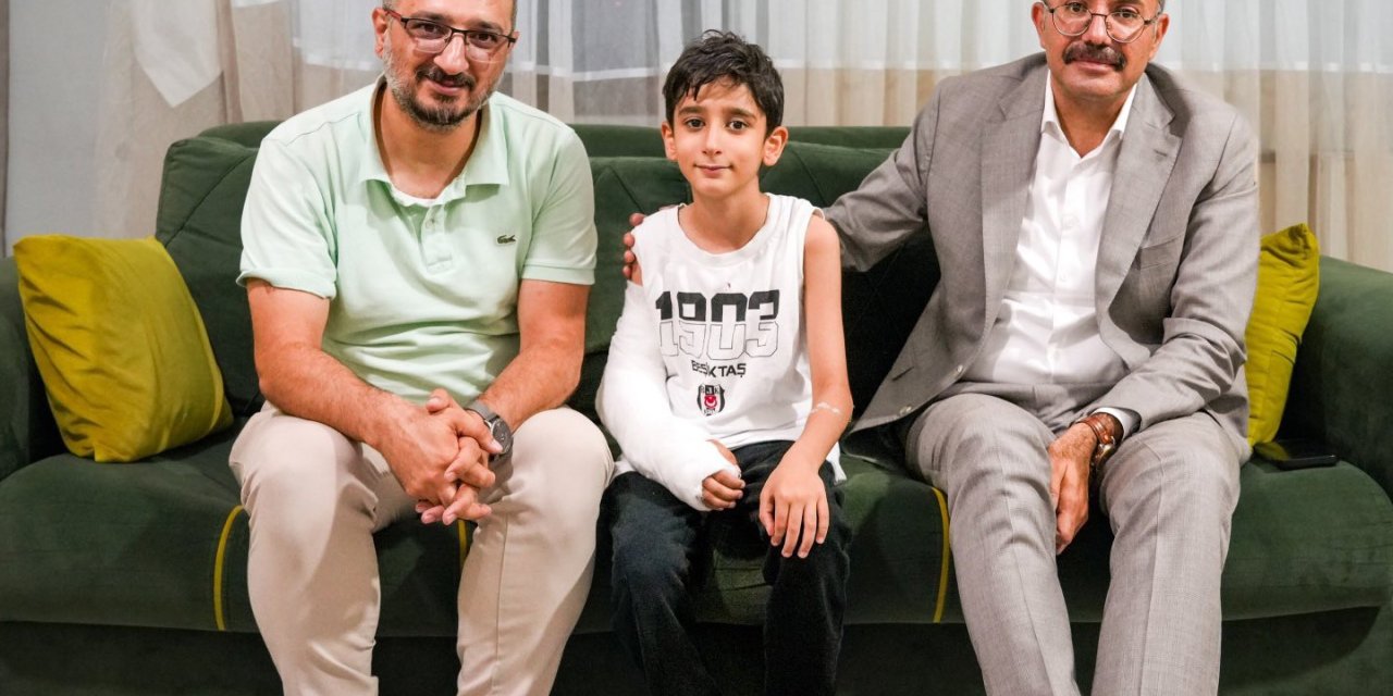 Vali Çelik’ten, Elyasa’ya geçmiş olsun ziyareti