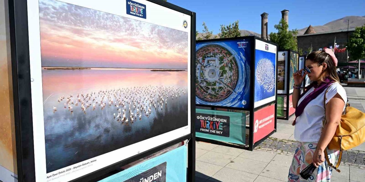 "Gökyüzünden Türkiye fotoğrafları" Erzurum’da sergileniyor