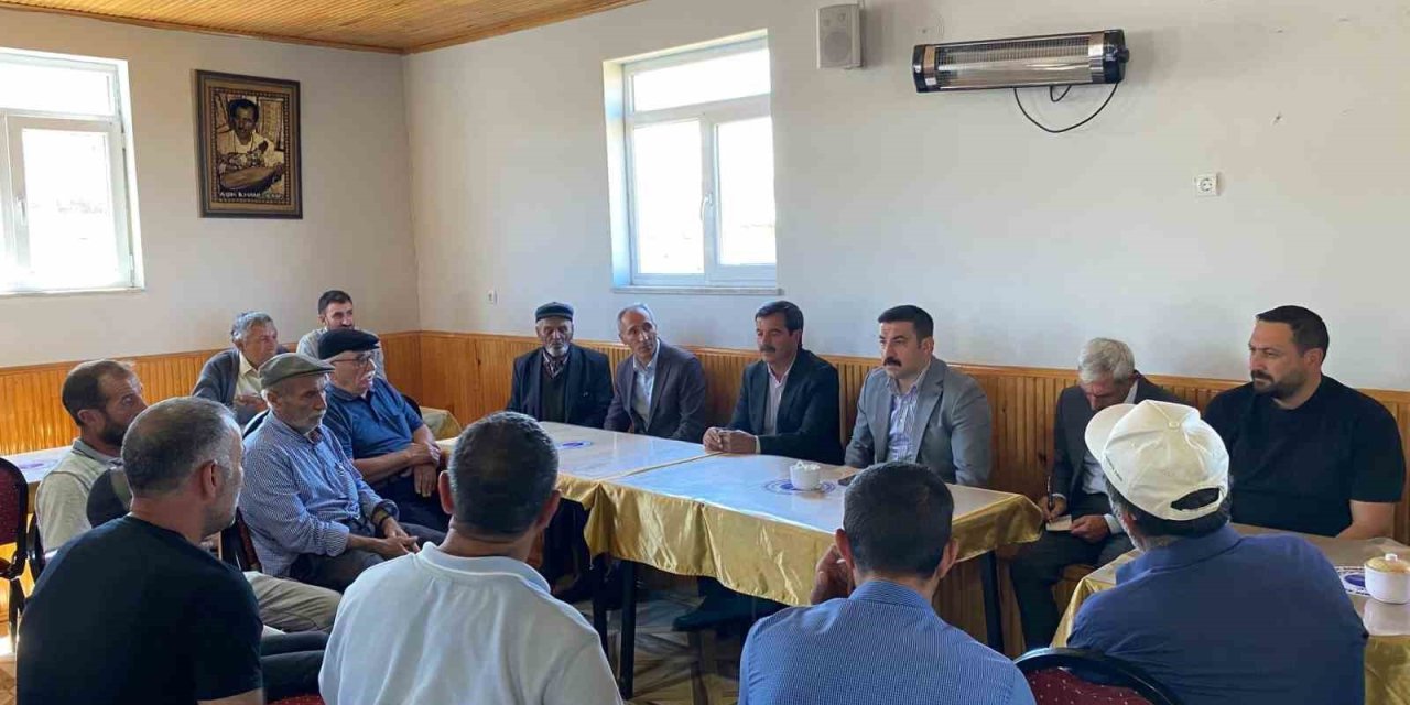 Arpaçay Kaymakamı Akköz,  köylerde incelemelerde bulundu