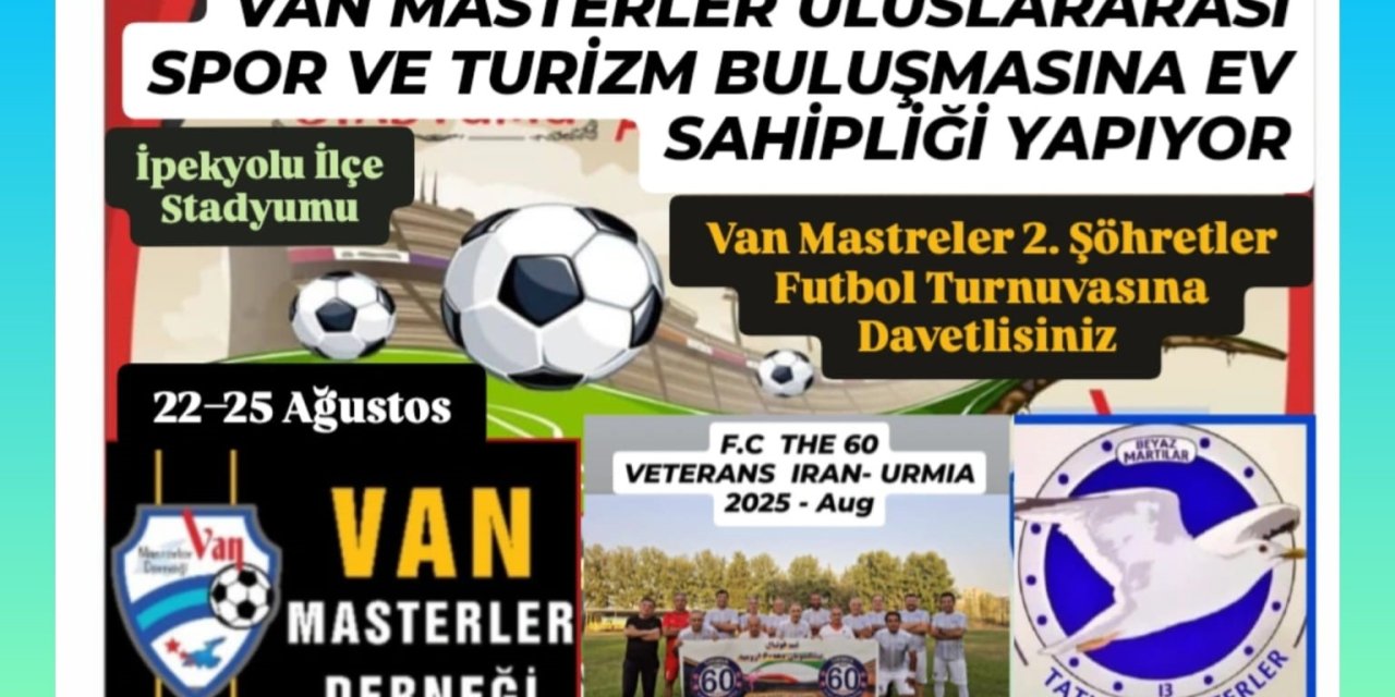 Van Masterler’den uluslararası futbol turnuvası